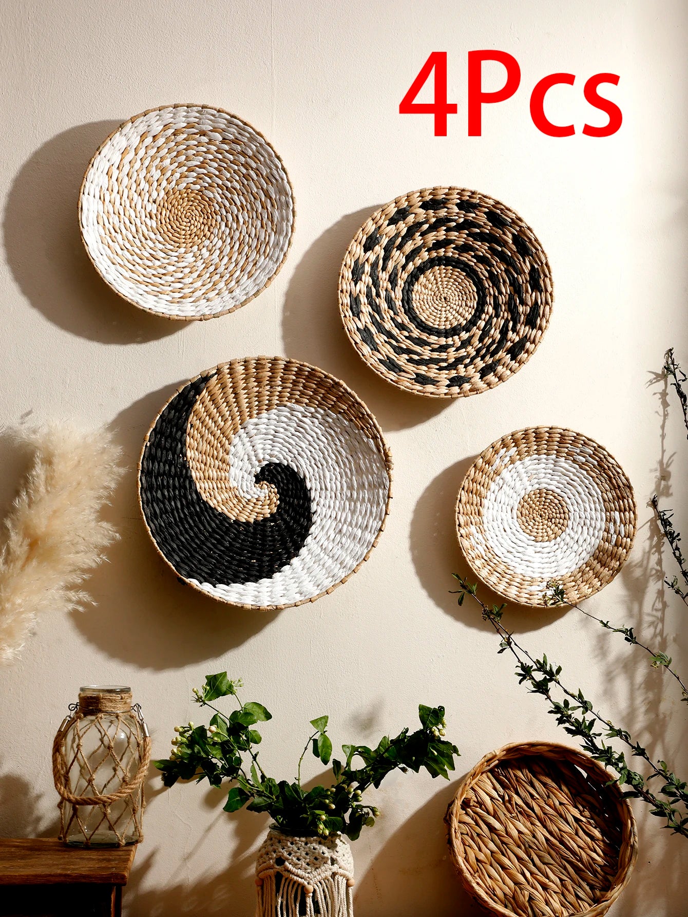 Wall Basket Boho Handmade