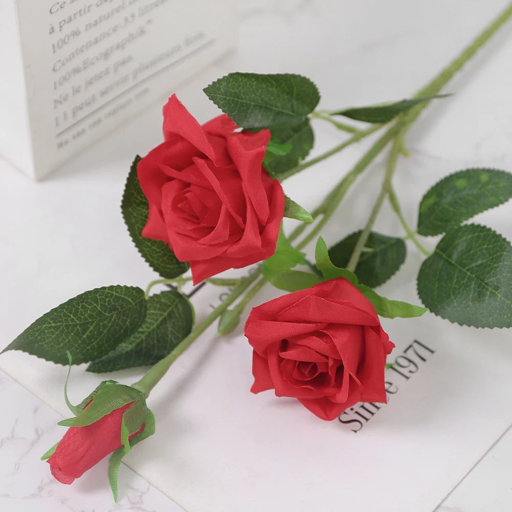 Artificial Rose Bouquets Silk Flower