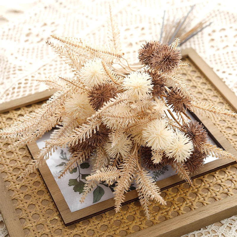 Artificial Prickly Ball Flower