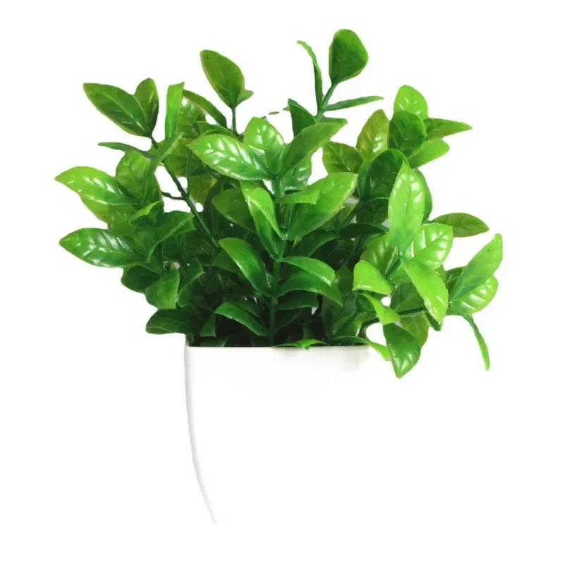 Green Fake Plant Eucalyptus Flower Potted Plant