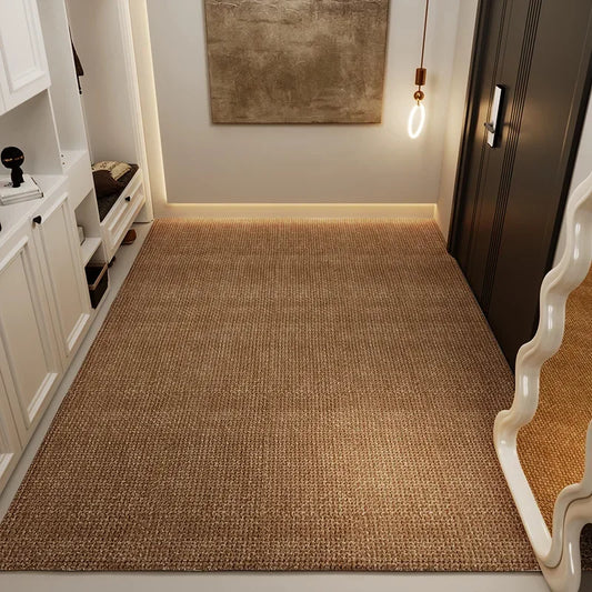 Simple Faux Jute Textured Rug