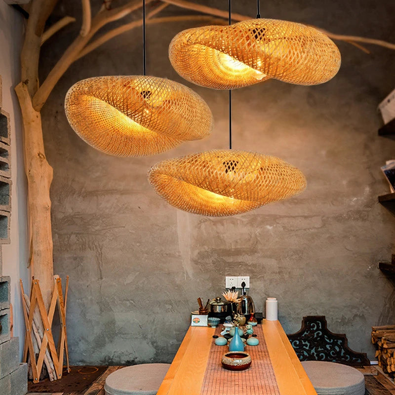 Rattan Pendant Light Bamboo Lamp