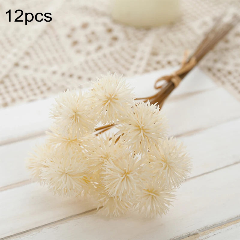 Artificial Prickly Ball Flower