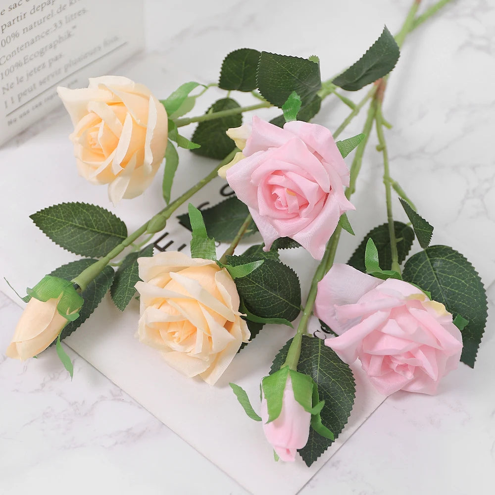 Artificial Rose Bouquets Silk Flower