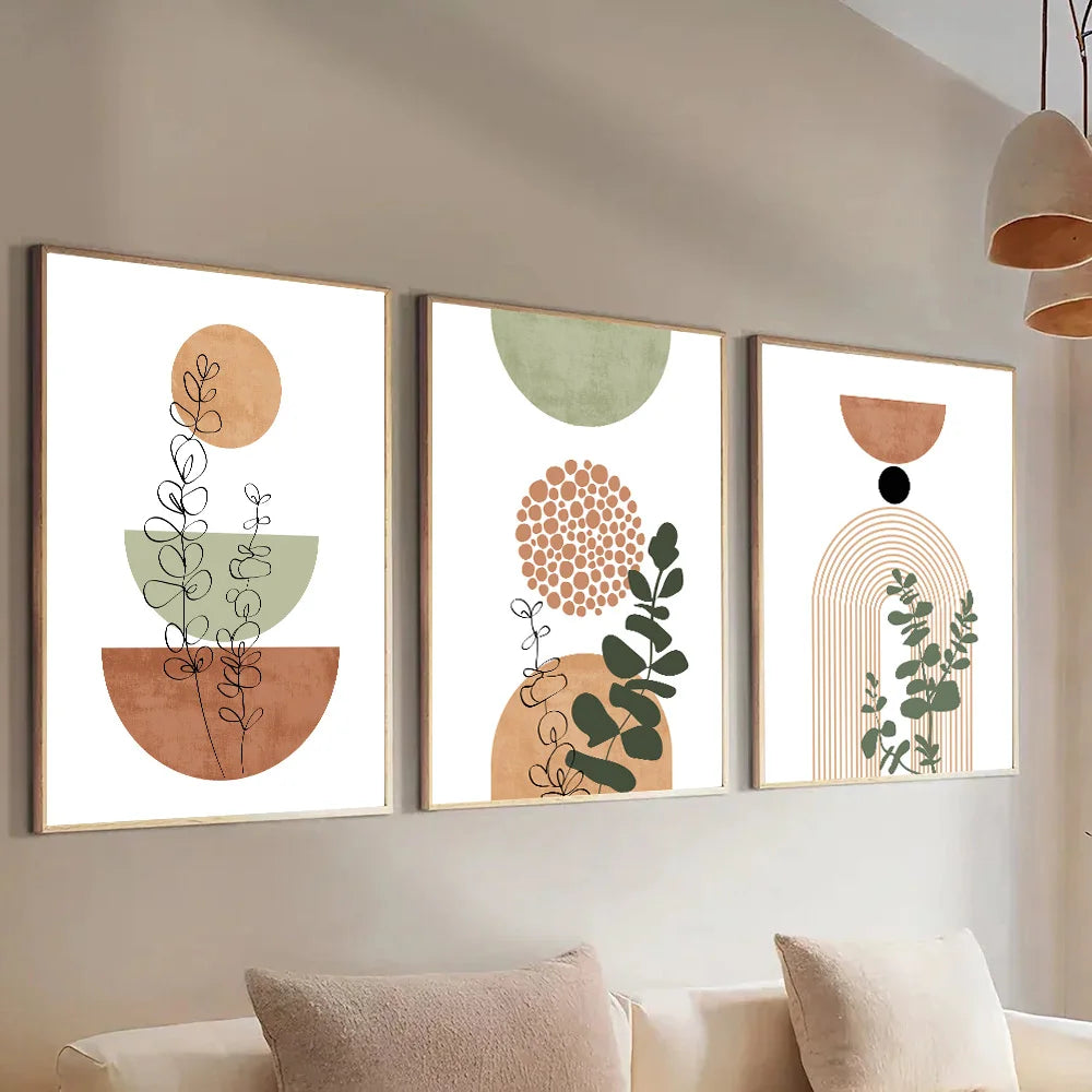 Modern Boho Abstract Shape