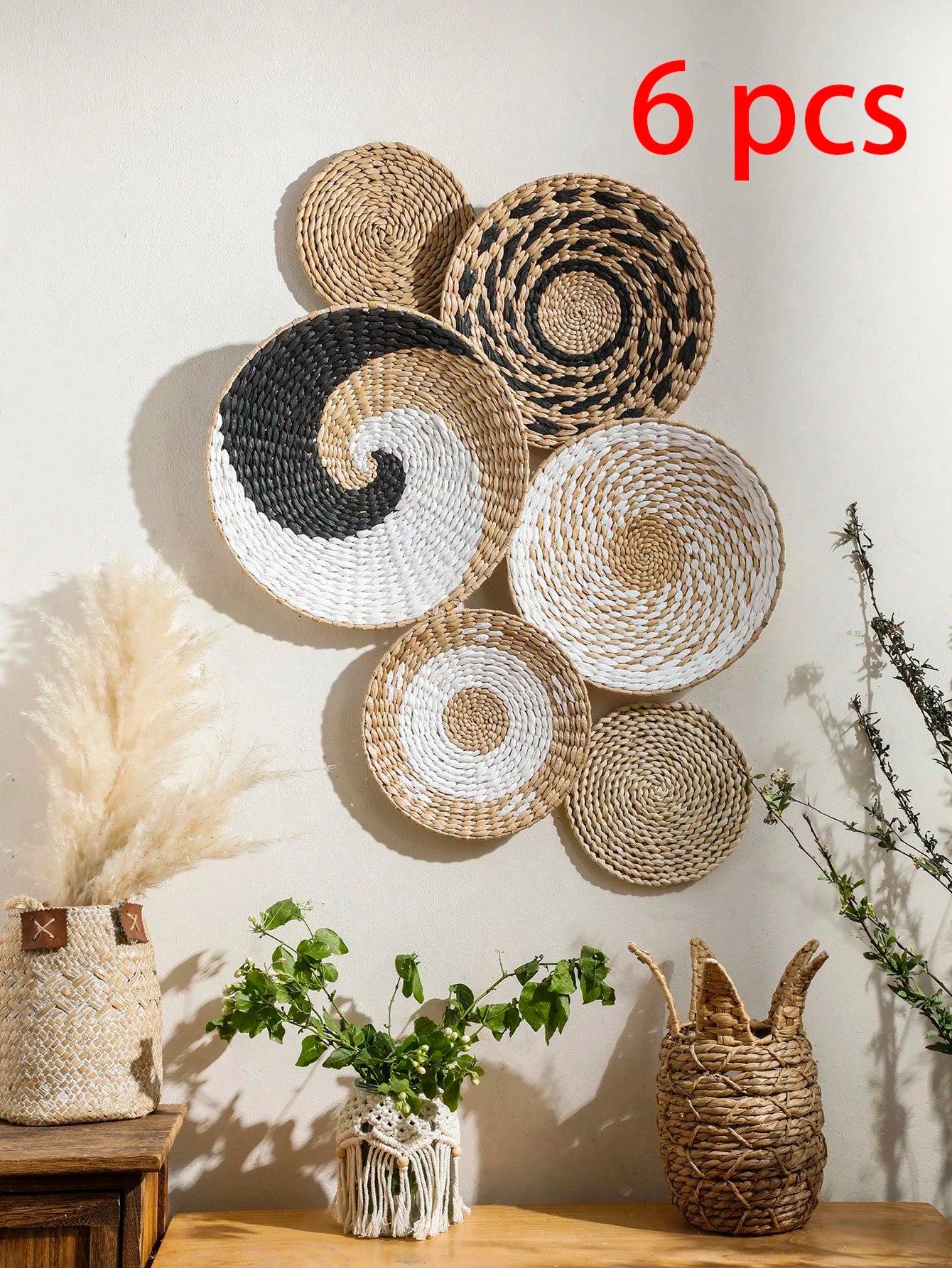 Wall Basket Boho Handmade