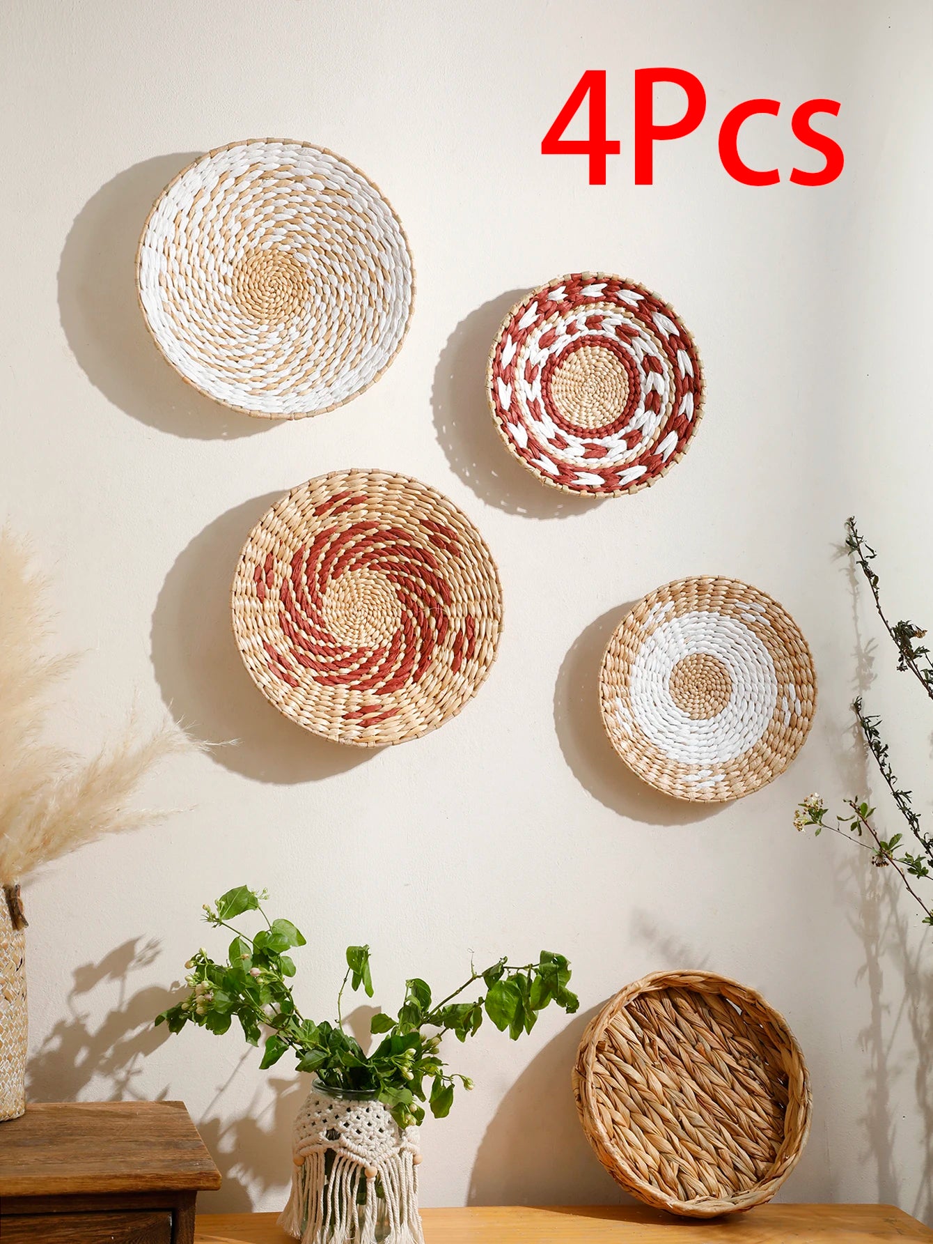 Wall Basket Boho Handmade