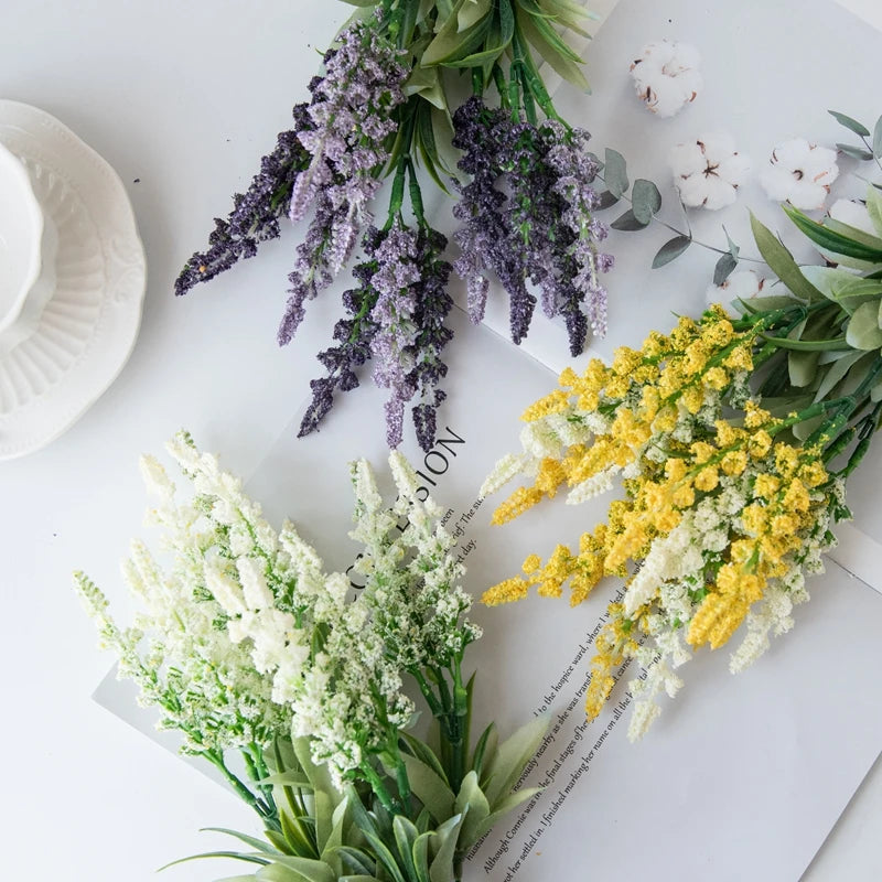 Artificial Lavender Foam Flower