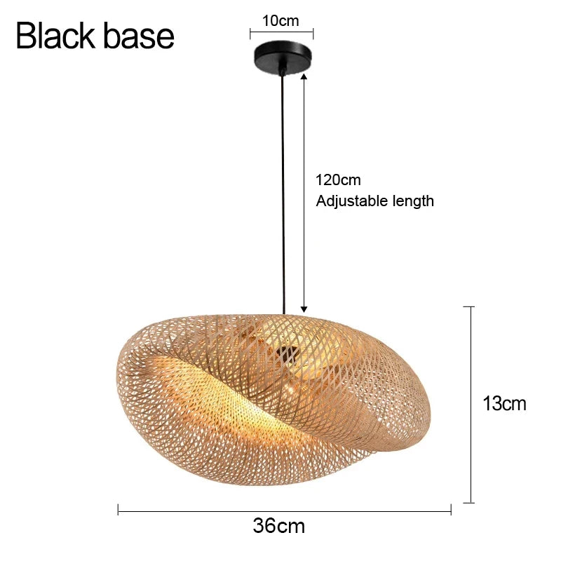 Rattan Pendant Light Bamboo Lamp