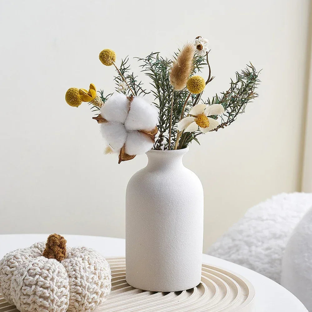 Frosted Ceramic Vase Simple Home Decor