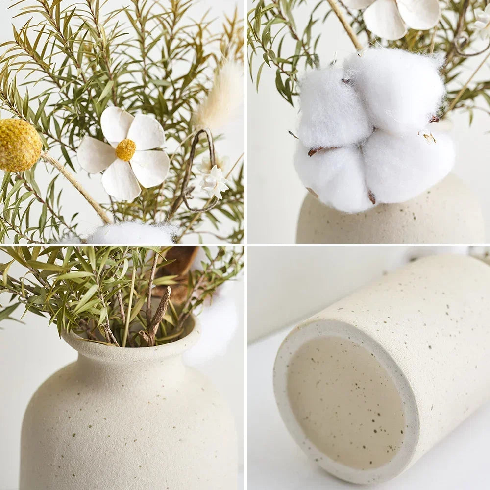 Frosted Ceramic Vase Simple Home Decor