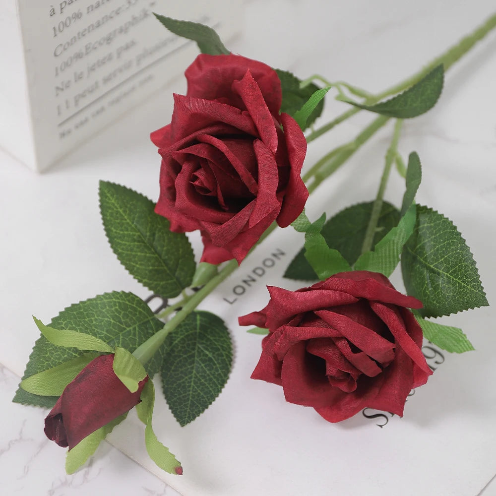 Artificial Rose Bouquets Silk Flower