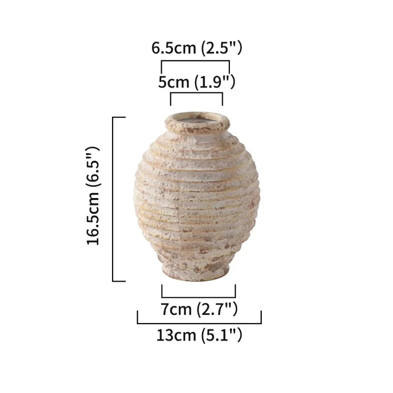 Rough Clay Pottery Vase 21.5CM