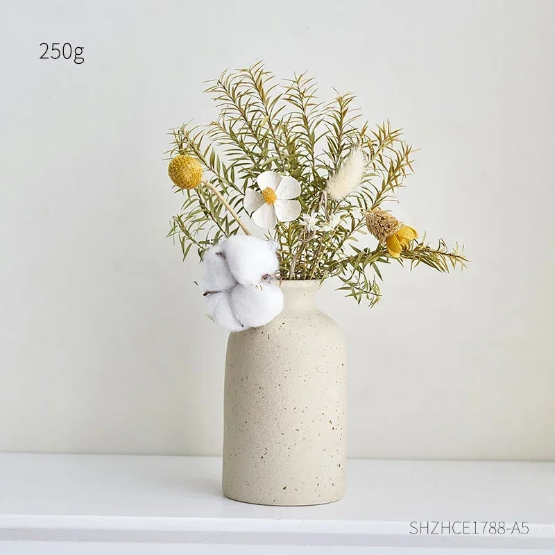 Frosted Ceramic Vase Simple Home Decor