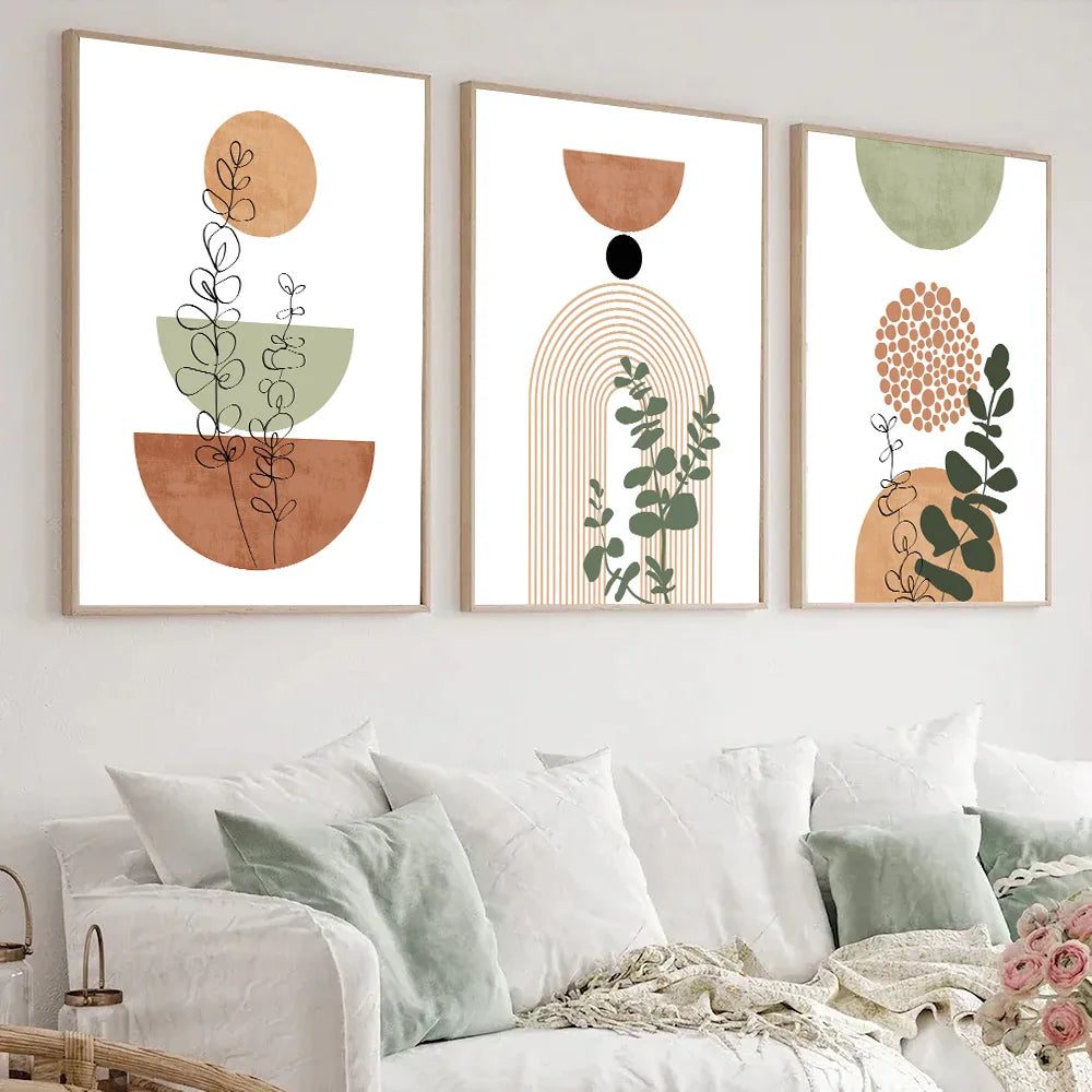 Modern Boho Abstract Shape